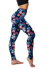 Floral Leggings High Waist Paisley Printed Legging For Women Highly Stretchable