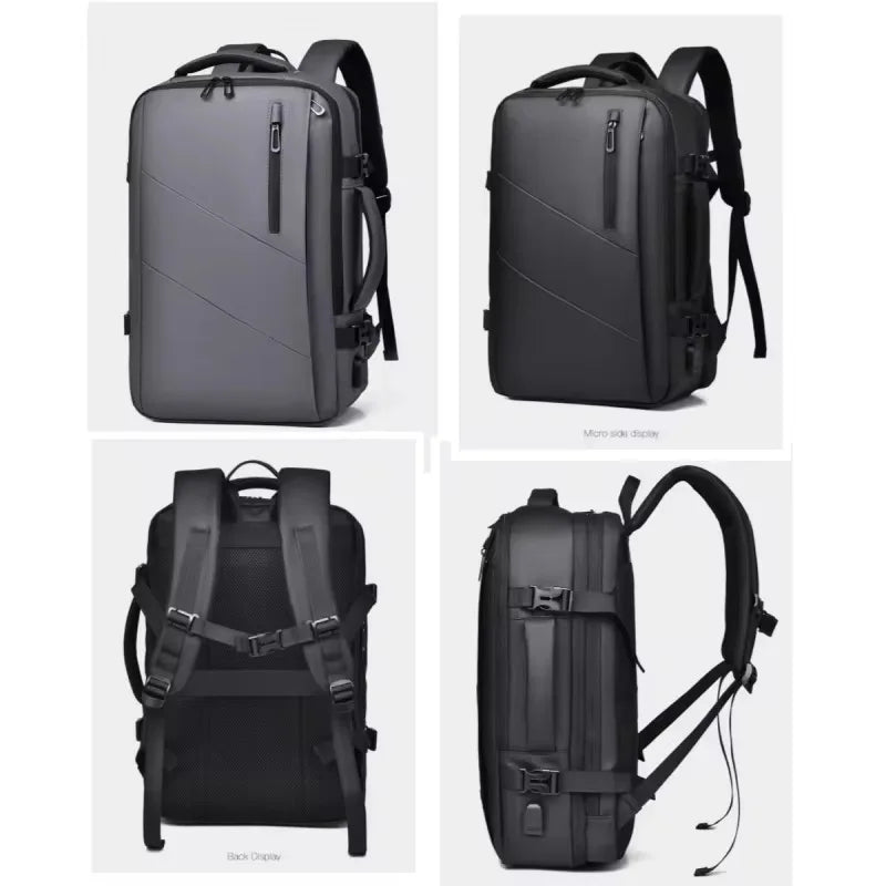 Weixier 16 Inch Large-capacity Men's High-end Backpack Computer Bag High-end Business Bag Expandable Backpack Witch USB