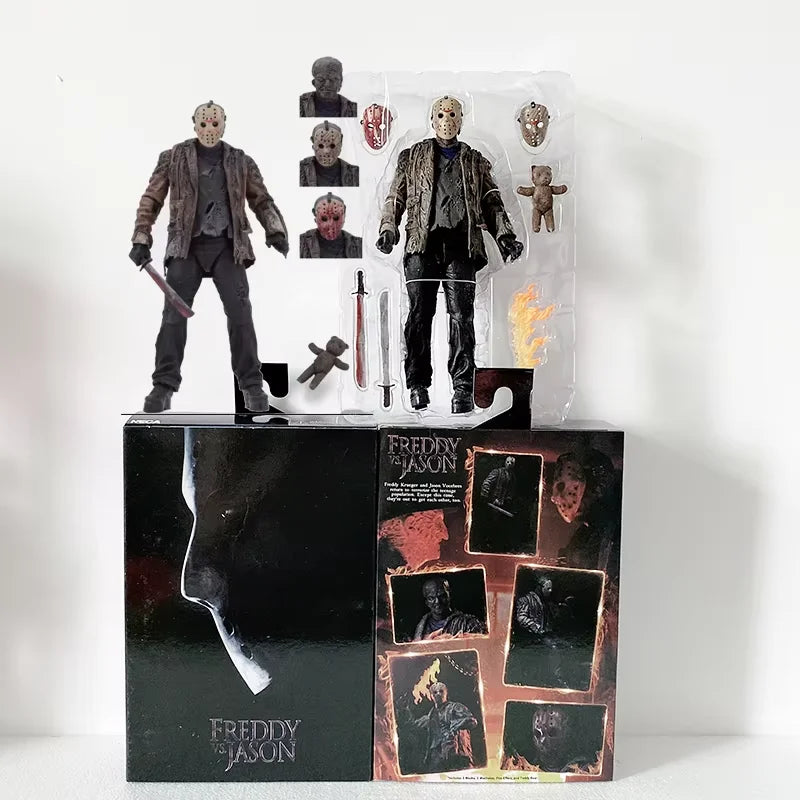 NECA Friday The 13th Figure Pennywise Part VII 7 New Blood Ultimate Jason Voorhees Action Figure Model Horror Halloween Gift