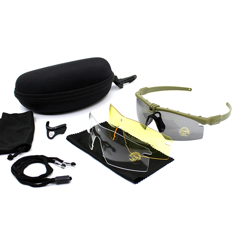Military Tactical Glasses UV400 Protective Glasses