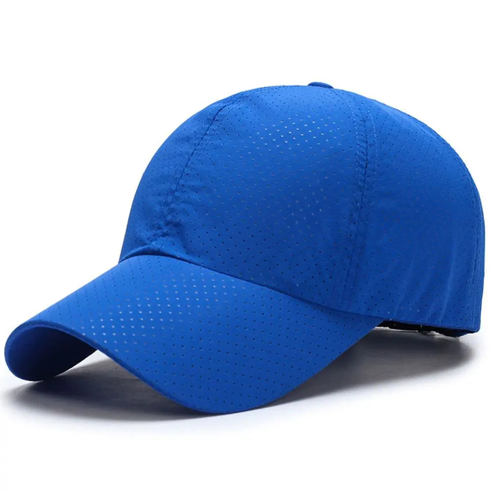 Breathable Quick Dry Baseball Cap Mesh Sun Hat Golf Tennis Cap For Outdoor Sports Running Hiking Camping For Men Women