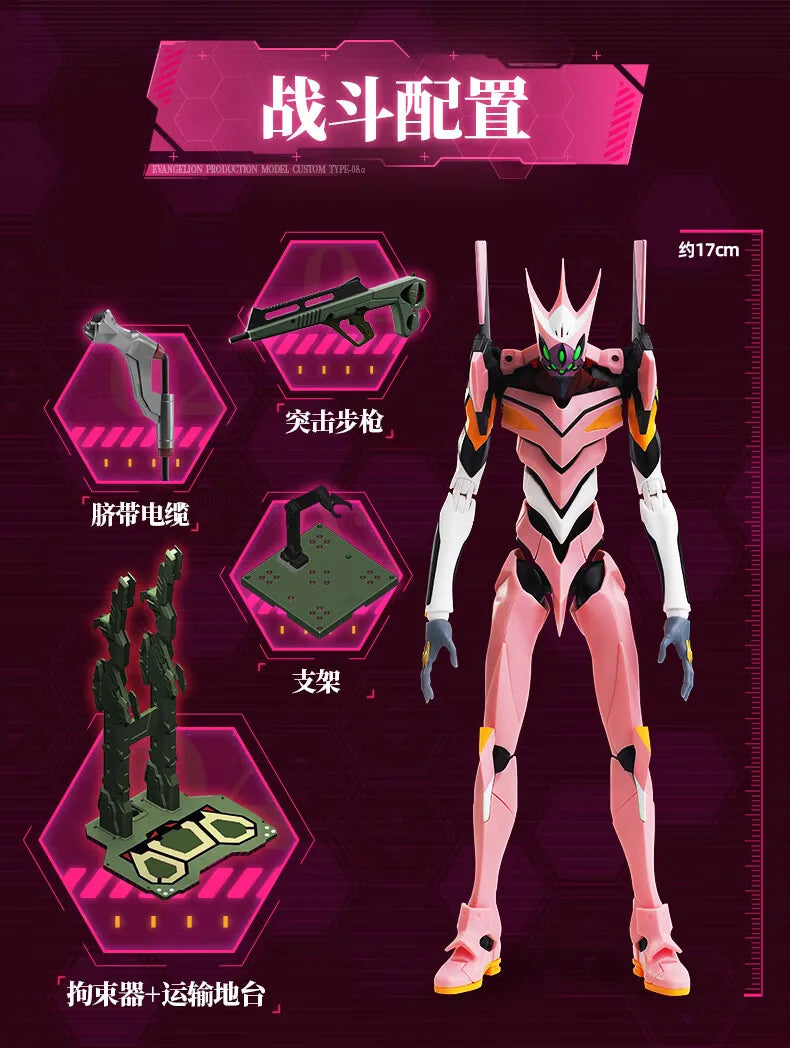 BLOKEES Original EVANGELION-02 01 08 EVA00 NEON GENESIS EVANGELION Asuka Shinji Assembled Action Figure Anime Robot Armor Toys