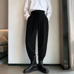 Men Pants Streetwear Joggers Casual Harem Trousers Harajuku Korean Tapered Male