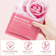 8pcs Fruits Moisturizing Face Mask skincare Firming Brightening Facial Masks Face Sheet Mask Skin Care Products