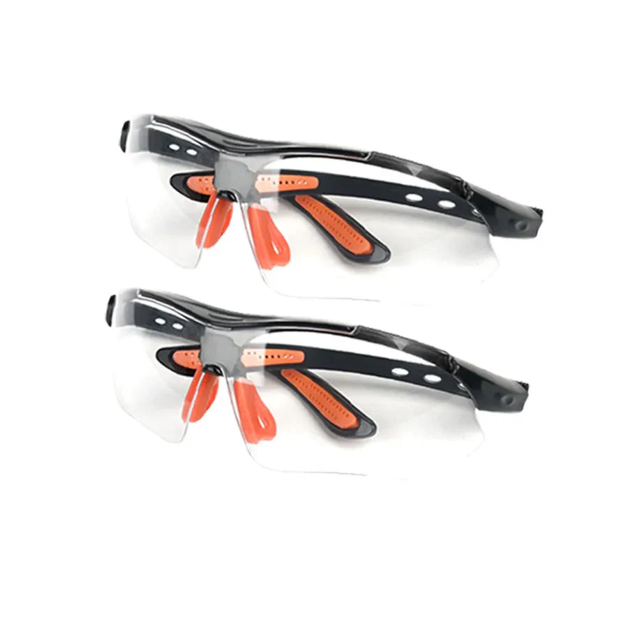1/6PCS Safety Goggles Eye Glasses for Cycling Working Women Men Clear Eye Sand Prevention Anti-Splash Wind Dust Proof Eyewears