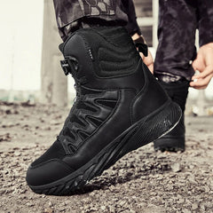 Men Military Boots Tactical Combat Boots Men Outdoor All-match Ankle Boots Work Safty Shoes