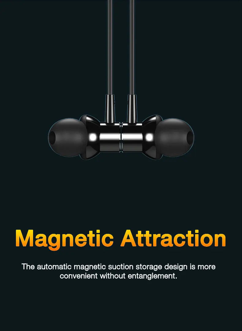 EARDECO 80 Hours Endurance Bluetooth Headphone with Microphone Wireless Headphones Bass Stereo Neckband Earphones Bluetooth 5.3