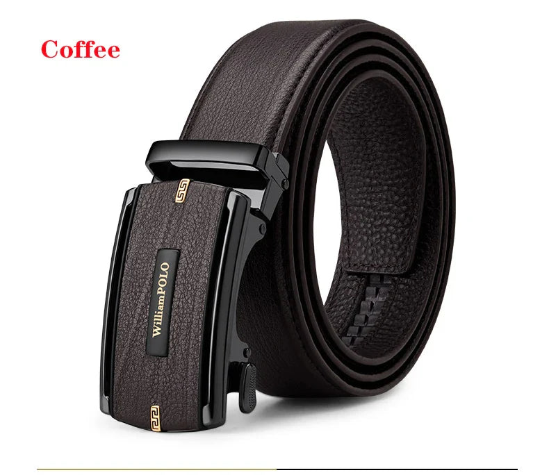 Men's automatic buckle belt, fashionable and versatile waist belt, personalized and casual pants belt