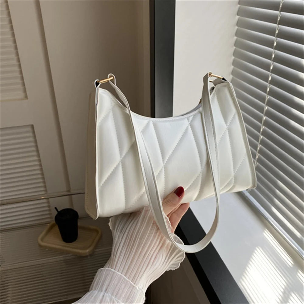 Black Trendy Women Shoulder Bag Fashion Pu Handbags Crossbody Bags Small