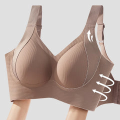 Women's Seamless Underwear, Thin Style, Large Breasts, Small Breasts, No Wires