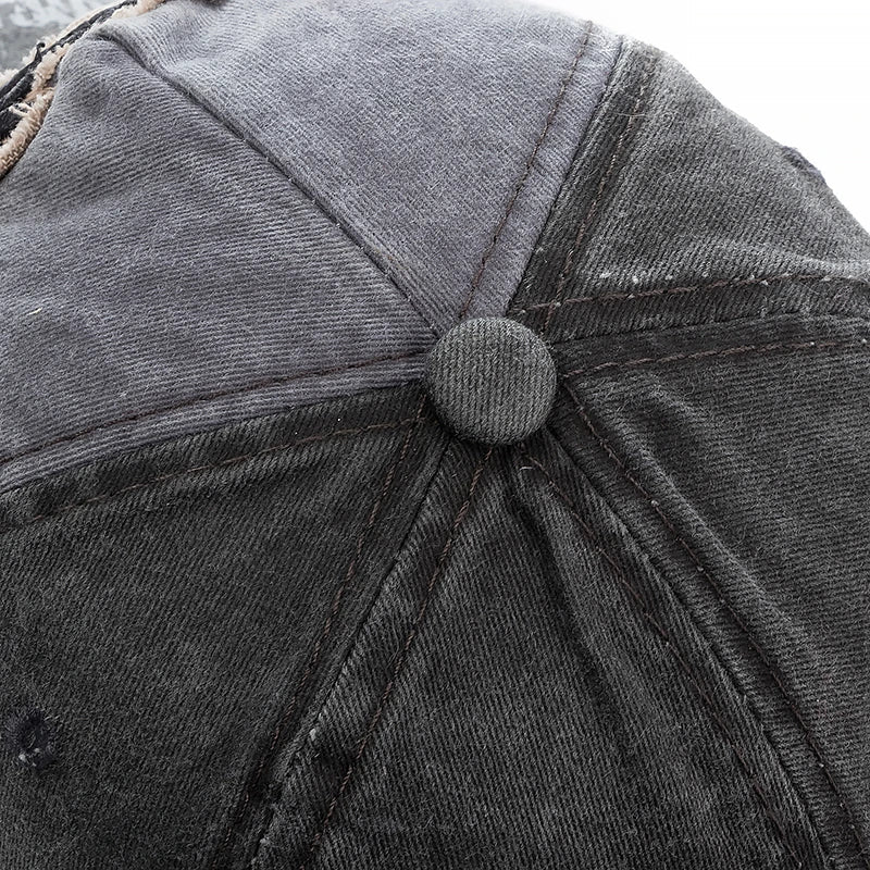 2025 High Quality Washed cowboy letters Cotton Cap For Men Women Adjustable Autdoor Sun protection hat Rock Shark Baseball Caps