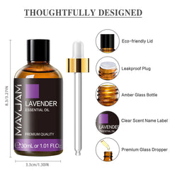 Humidifier Essential Oil Lavender Vanilla Sandalwood Eucalyptus Geranium Tea tree Oil For Skin Care Massage Diffuser Oil