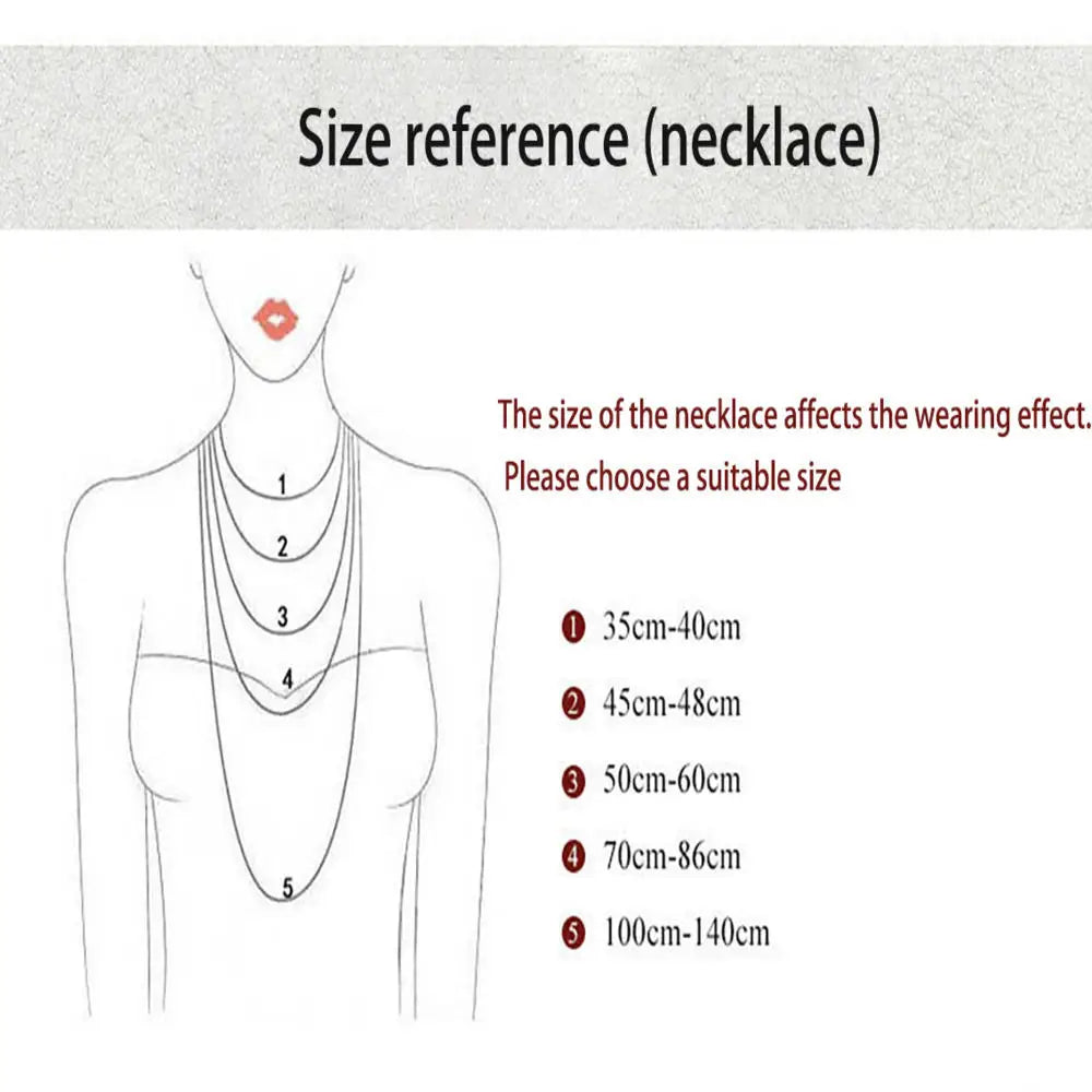 Silver Color Oval Aquamarine Pendant Necklace Ladies Girls Luxury Snake Chain