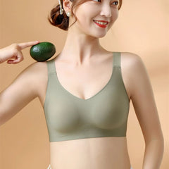 Push-up Bra For Women, Seamless One-piece, Wire-free, Adjustable Sports Thin Bra