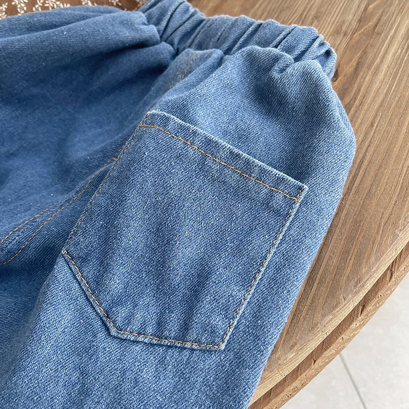 New Children Spring Autumn Fashion Boys Clothes Suit Long Sleeved Cotton Shirt Jeans 2Pc/Sets Toddler Kids Casual Baby Outfits