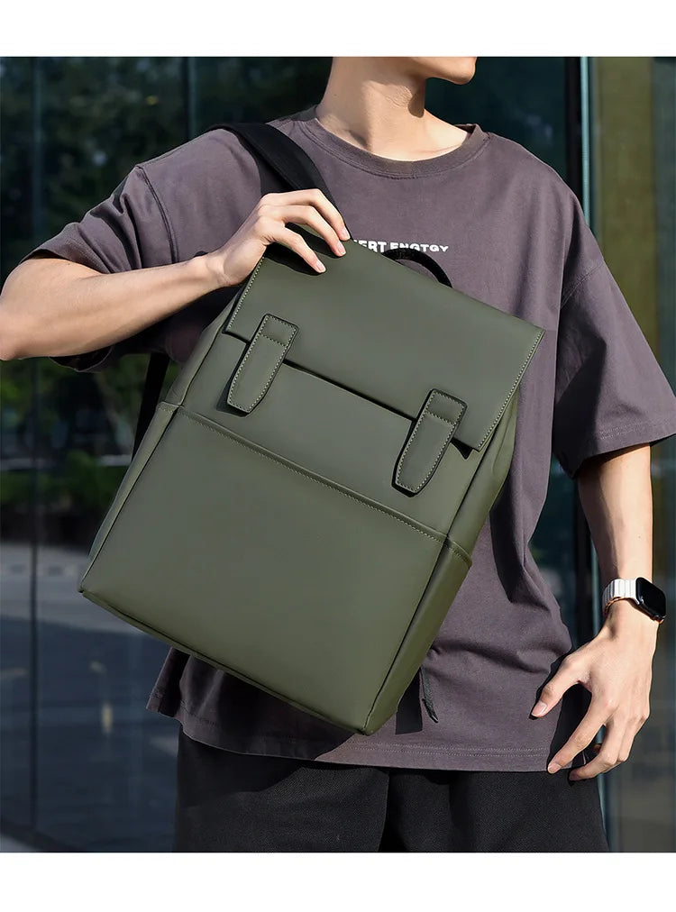 Cross-border New Men's Backpack High-end Casual Versatile Business Laptop Bag Daily Commute Large Capacity Backpack
