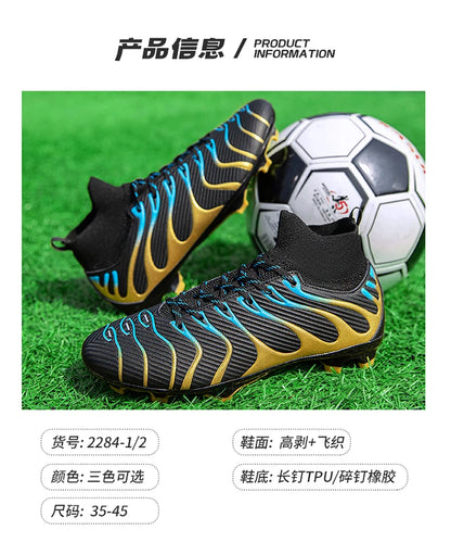 Original Men Football Field Boots Training Shoes TF/AG Professional Soccer Shoes