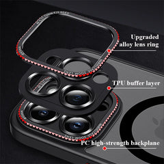 Matte Bumper Magnetic Clear Case For iPhone 15 14 13 12 Pro Max Plus Magsafe Wireless Charge Full Lens Protection Cover