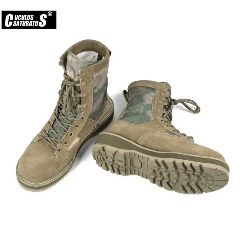 Men Desert Tactical Military Boots Mens Working Safty Shoes Army Combat Boots