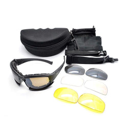 Glasses Shooting Airsoft Hunting Safety Glasses Hiking Sunglasses 4 Lens