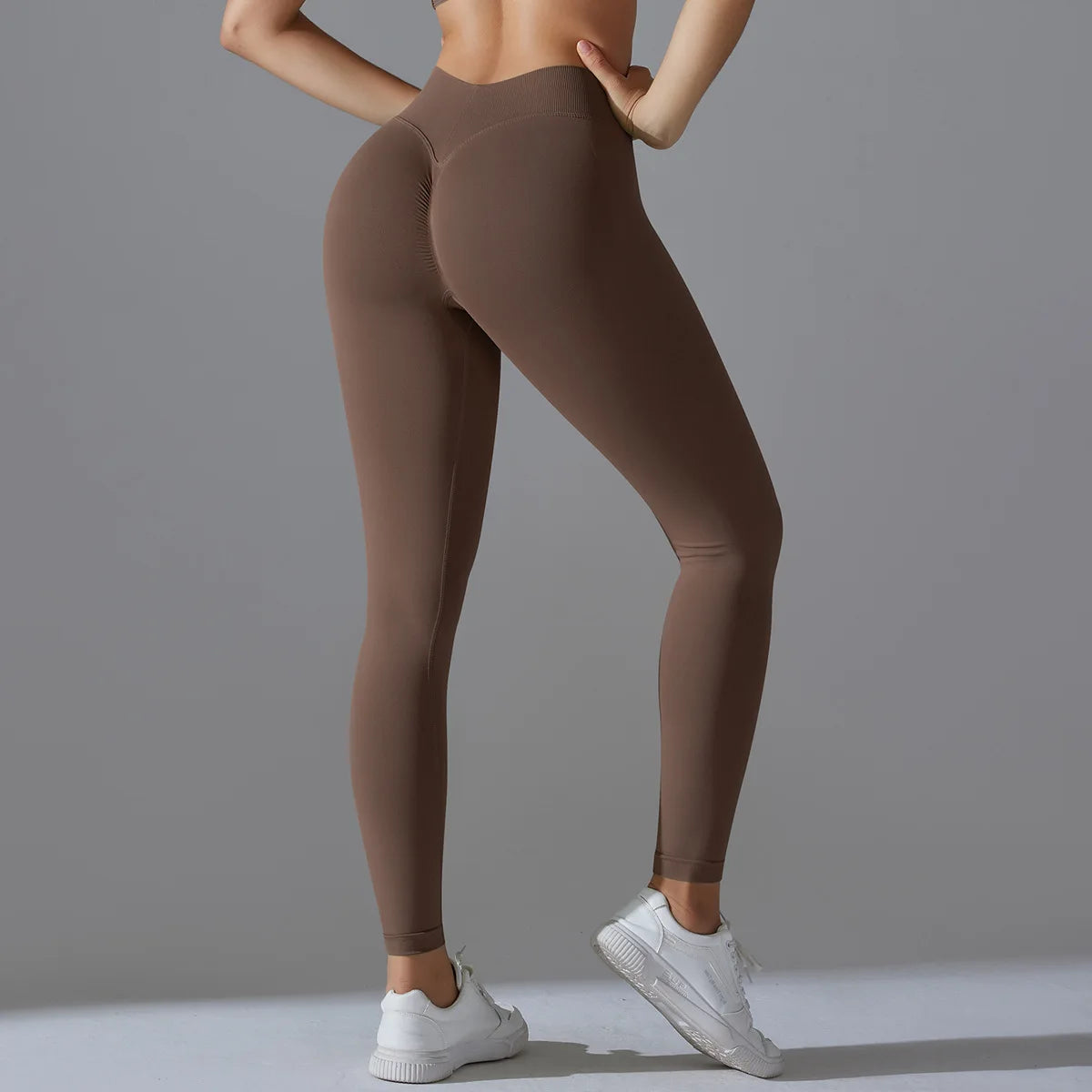 Workout Running Pants Seamless Bubble Butt Fitness Leggings Workout Outfit For Women