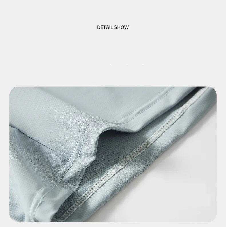 Mens Underwear Ice Silk Boxer Shorts Homme Ropa Breathable U Convex Pouch Panites Man Nylon Middle Waist Underpant Cueca M-XXL