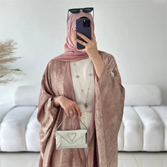 Kimono Batwing Abaya Dubai Luxury Kaftan Islam Muslim Modest Dress for Women