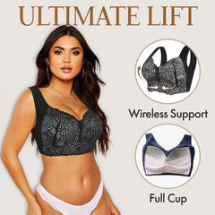 Women Bra Ultimate Lift Stretch Bra Plus Size Sports Sleep Bra Seamless Lace