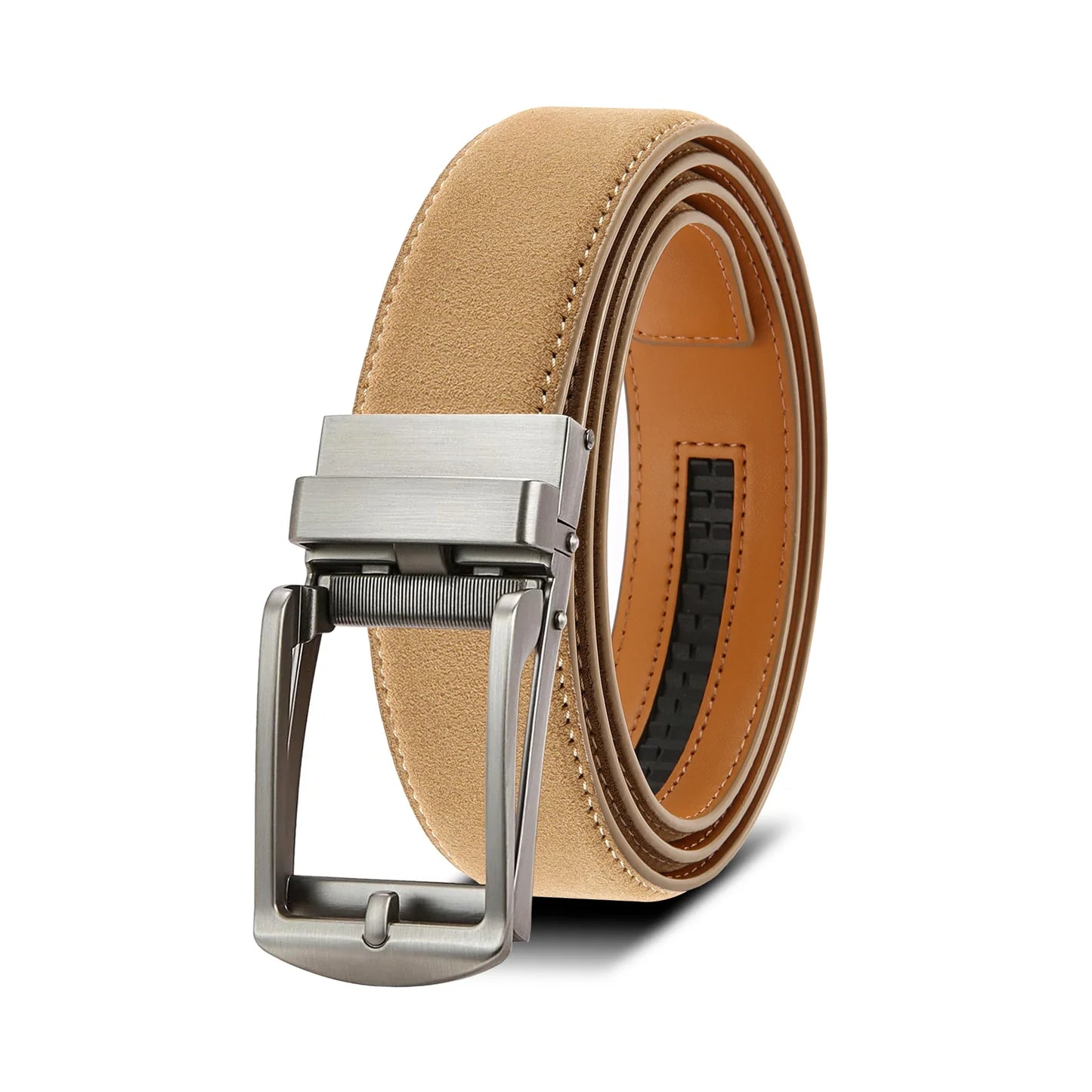 Men Belts Leather Waist Strap Male Automatic Buckle Waistband Mens High Quality Girdle Belts for Women Men Gifts 105 115 125cm