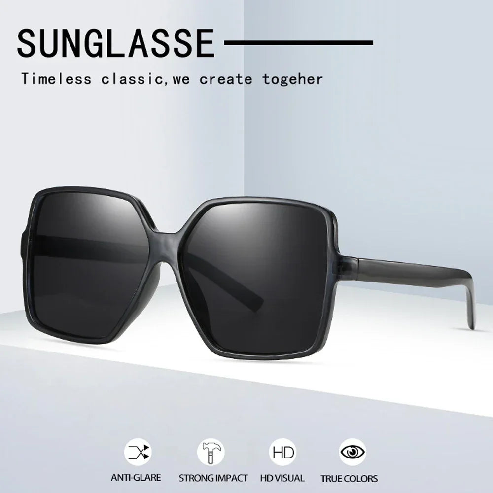 Sunglasses Women Big Frame Colorful Sun Glasses Female Mirror Oculos