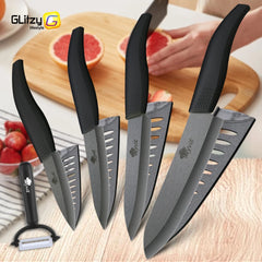 Ceramic Fruit Knife for Kitchen 3 4 5 6 inch Chef Knife with Sheath Utility Slicing