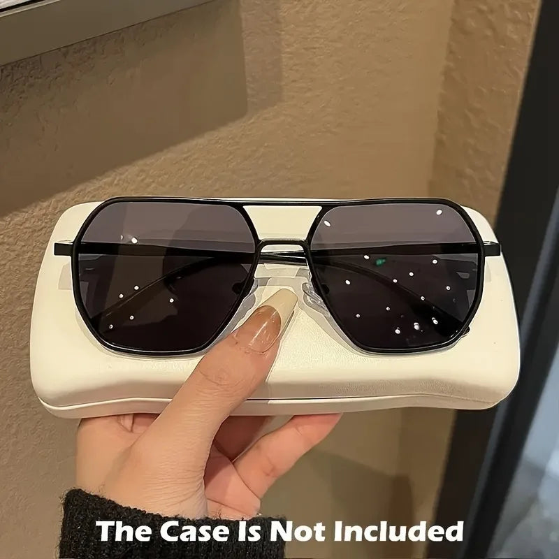 Square Polarized Photochromic Glasses Metal Frame for Men & Women Ideal for Driving