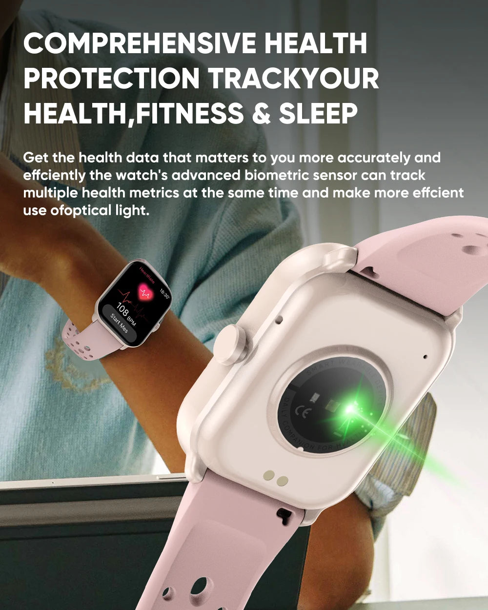 New BOXUXING Watch 5 Global Version Men Women HD AMOLED Screen Heart Rate Bluetooth Call GPS Track Waterproof Sports Smart Watch
