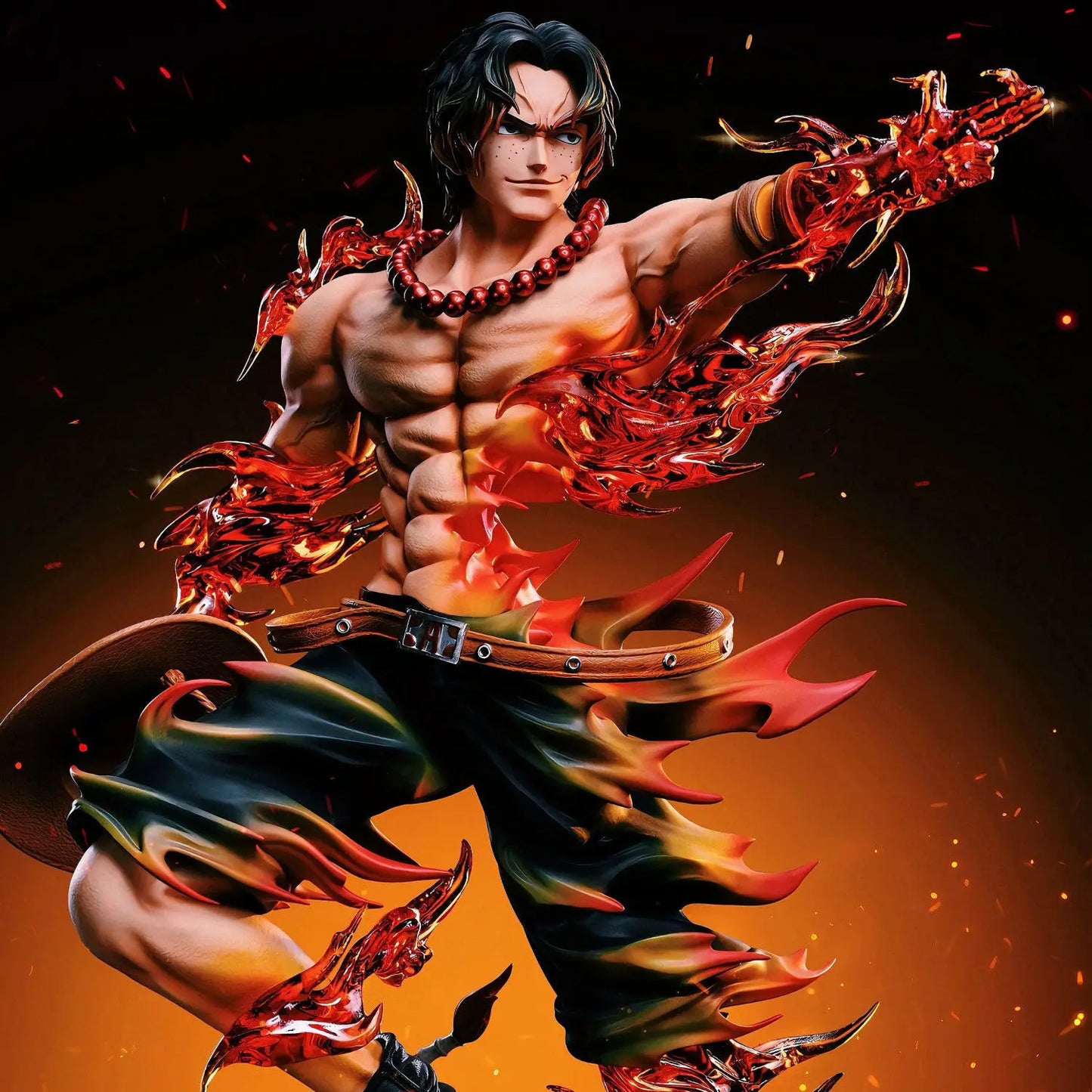 One Piece Ace Anime Figure Portgas·D· Ace Action Figurine Statue Pvc Gk Model Collection Doll Desk Decoration Toy Birthday Gifts