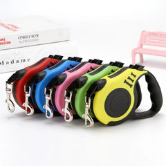 Automatic Retractable Durable Nylon Lead 3m 5m Dog Leash for Small Dogs Cat Puppy