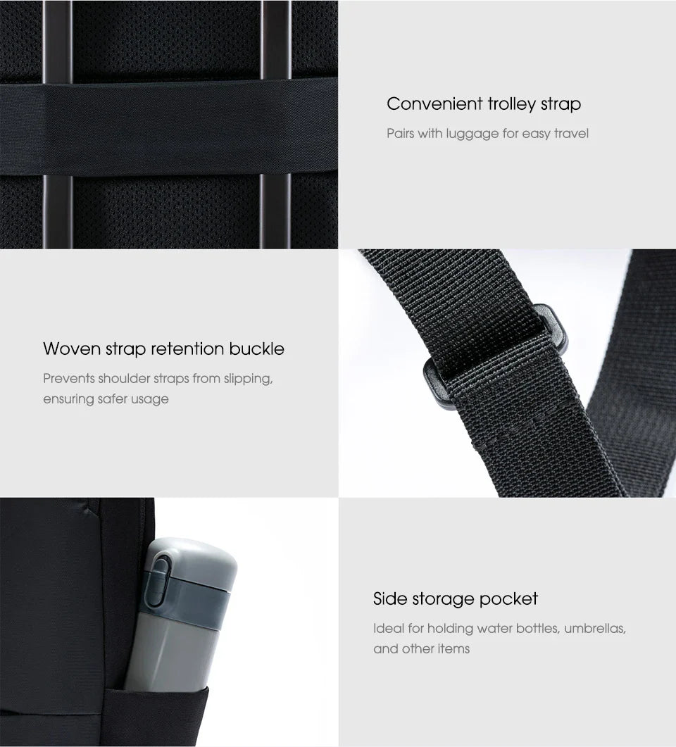 Xiaomi Classic Business Backpack 2 Fashion Laptop Bag for Men and Women Travel Large Capacity Backpack