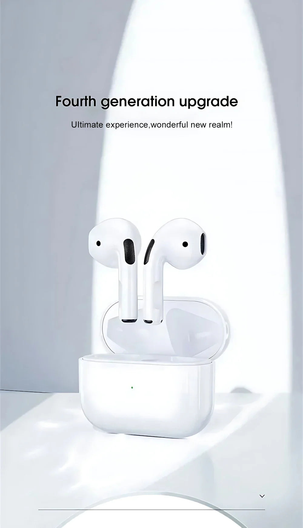 For Xiaomi Redmi Apple iPhone Samsung Google Wireless Bluetooth Earphone HiFi Stereo Headset Mic Noise Reduction Sports Earbuds