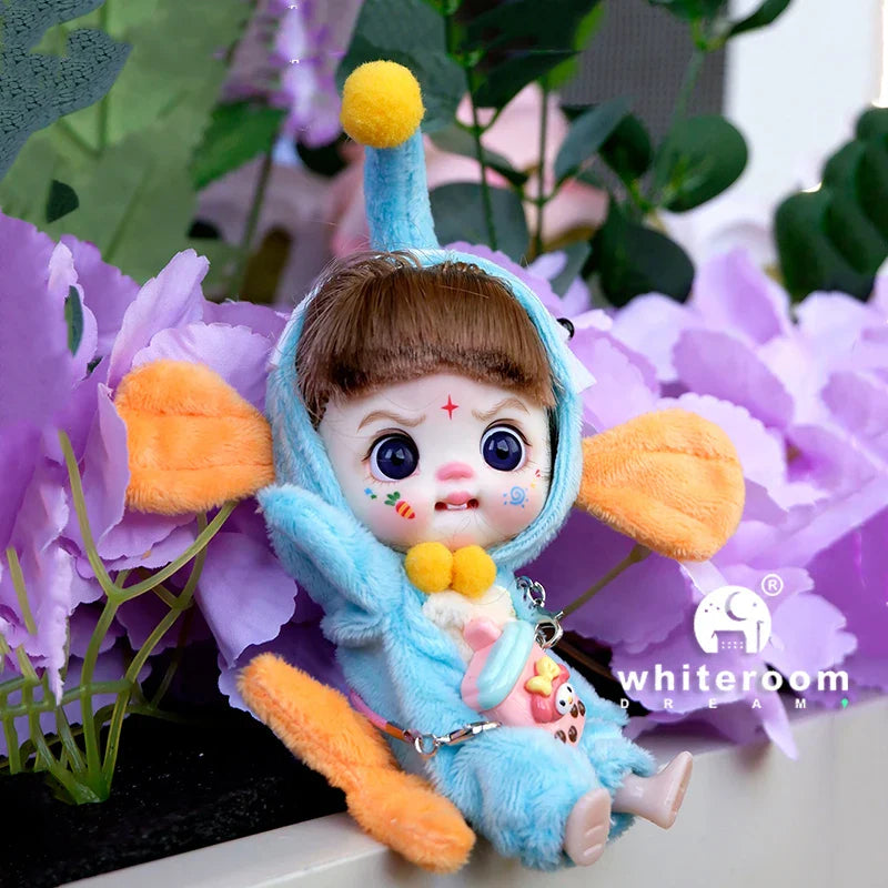 Mini Doll Dolls for girls Labbu doll pocket blyth Boy girl Doll Barbi cry Baby Rainbow Ball jointed doll Mobile phone Decoration