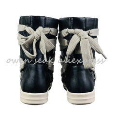 Owen Seak Women Snow Boots High-TOP Sneakers Men PU Leather Luxury Trainers