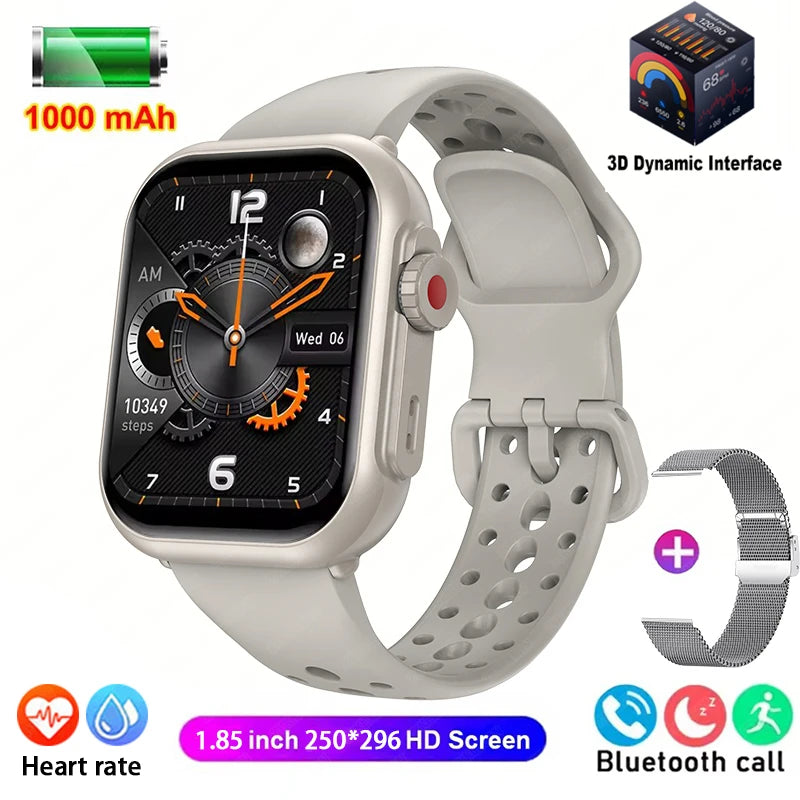 Watch Ultra 2 SE Men Women 1000mAh HD AMOLED GPS Track 100+Sport Heart Rate Bluetooth Call Waterproof Smartwatch For iOS Android