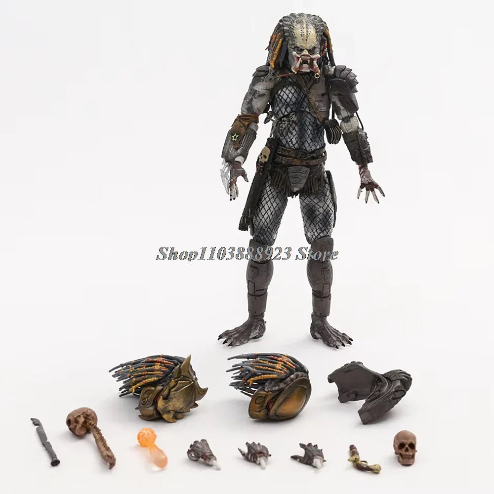 NECA Predator Figrue Ultimate Shaman Elder Armored Lost Warrior Jungle Hunter Snake Vision Predator Alien Figure Model Toy Gifts