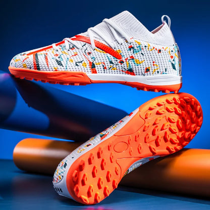 Mens Football Field Boots Ultralight Turf Indoor Society Training Soccer Shoes Cleats