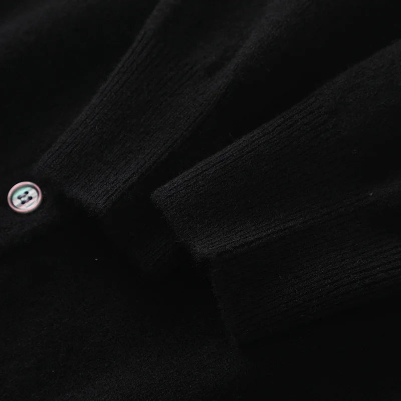 Women O-neck Cardigan Preppy Style Long Sleeve Sweater For Spring