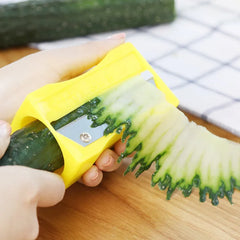 Beauty Tools Cucumber Slicer Knife Fun Carrot Sharpener Peeler With Mirror Spiral