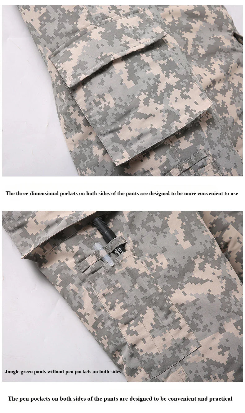 Men Winter Waterproof Thick Cotton Jumpsuit Clothing Outdoor Convenient Sports Camo Jacket Warm Cold Proof Hooded Work Clothes