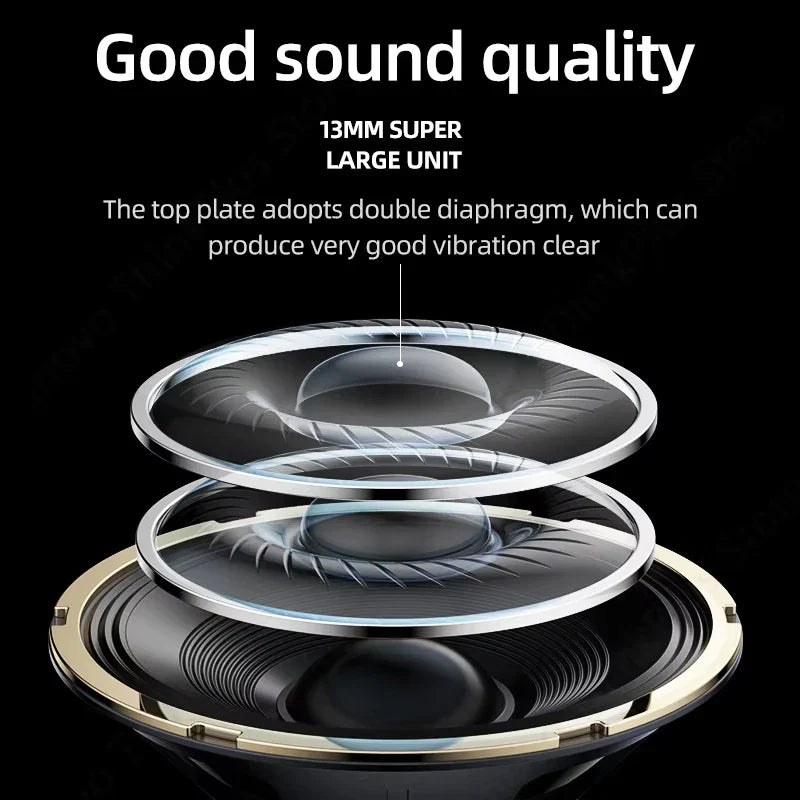 Original LP40 NEW Bluetooth V5.0 Earphones IPX4 Waterproof With Semi-in-ear Design Sport Headphones Low Latency Music Earbuds