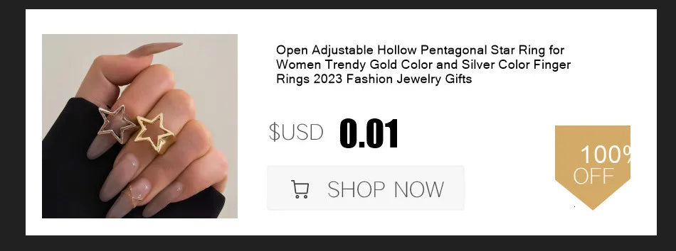 8 Pcs Chunky Open Smooth Surface Rings Set for Women Trendy Gold Color and Silver