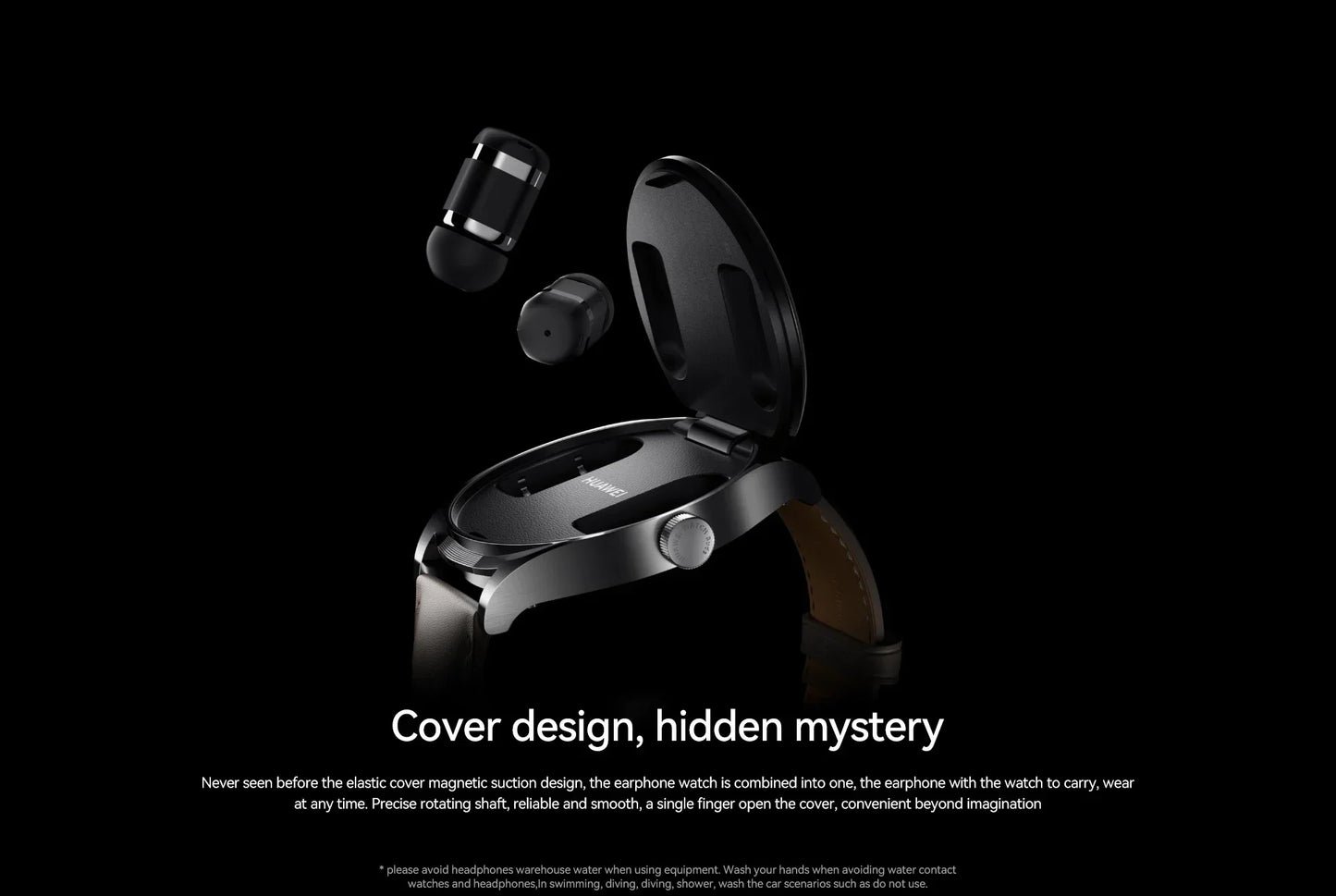 Huawei WATCH Buds Headphone  Two-in-One Smart Watch Noise Reduction Call Blood Oxygen Heart Rate Monitoring