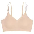 Laser Cut Seamless Wireless Push Up Bra Basic Crop Top Por Mayor Padded