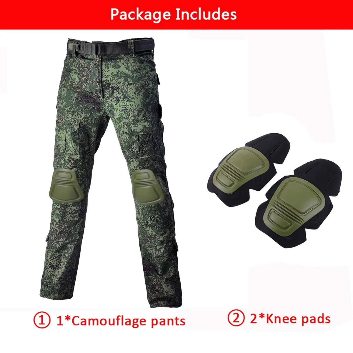 Outdoor Tactical Uniform Military Camo Hiking Training Shirts Workwear Cargo Pants+Pads Airsoft Paintball Hunting Clothes Sets
